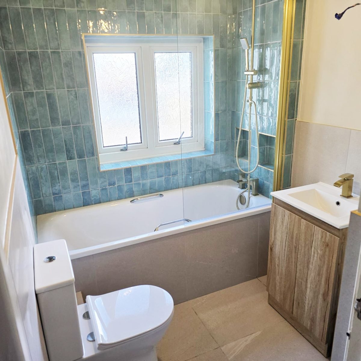 bathroom after